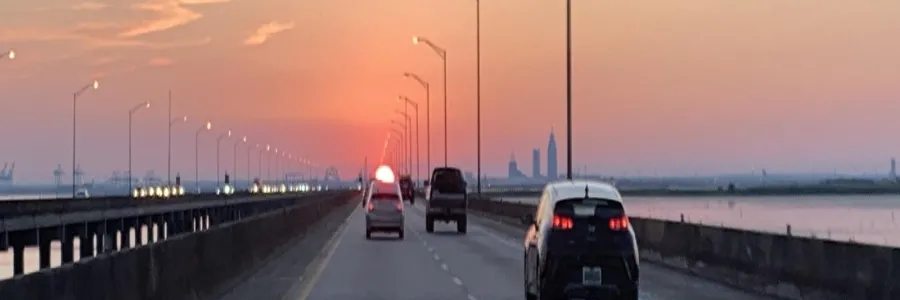 photo of sunset